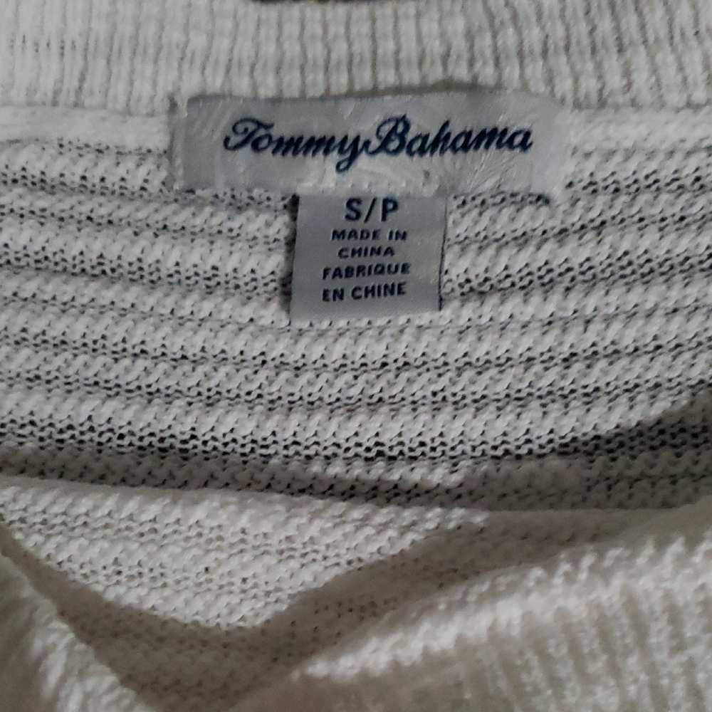 Tommy Bahama Women's White Crew Neck Sweater